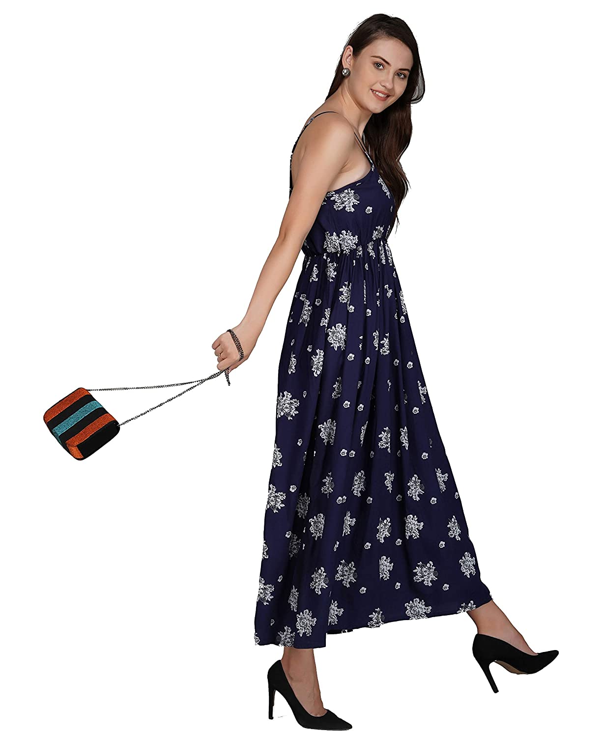 METRO-FASHION Women's Maxi Dress.