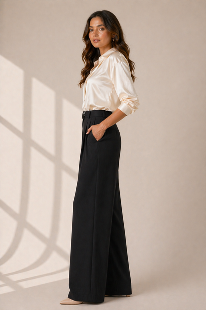 Aurelia Luxe Wide-Leg Trousers