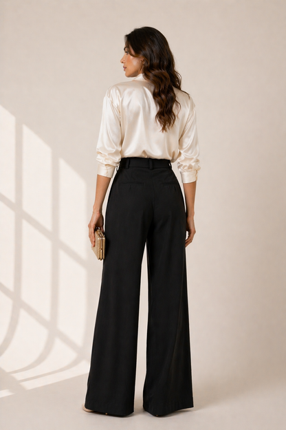 Aurelia Luxe Wide-Leg Trousers