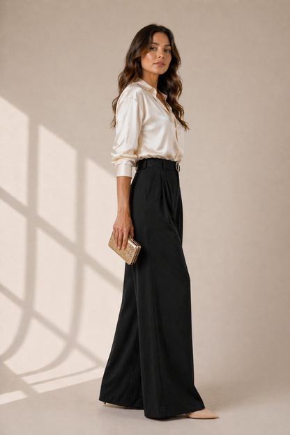 Aurelia Luxe Wide-Leg Trousers