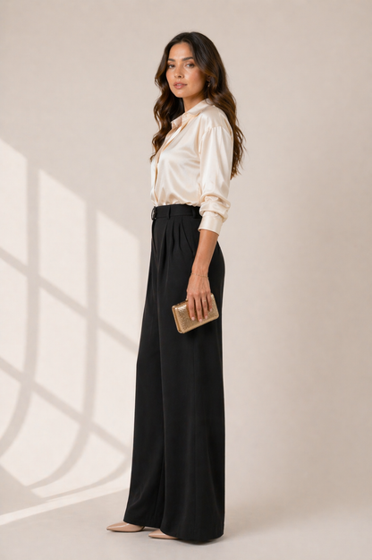 Aurelia Luxe Wide-Leg Trousers