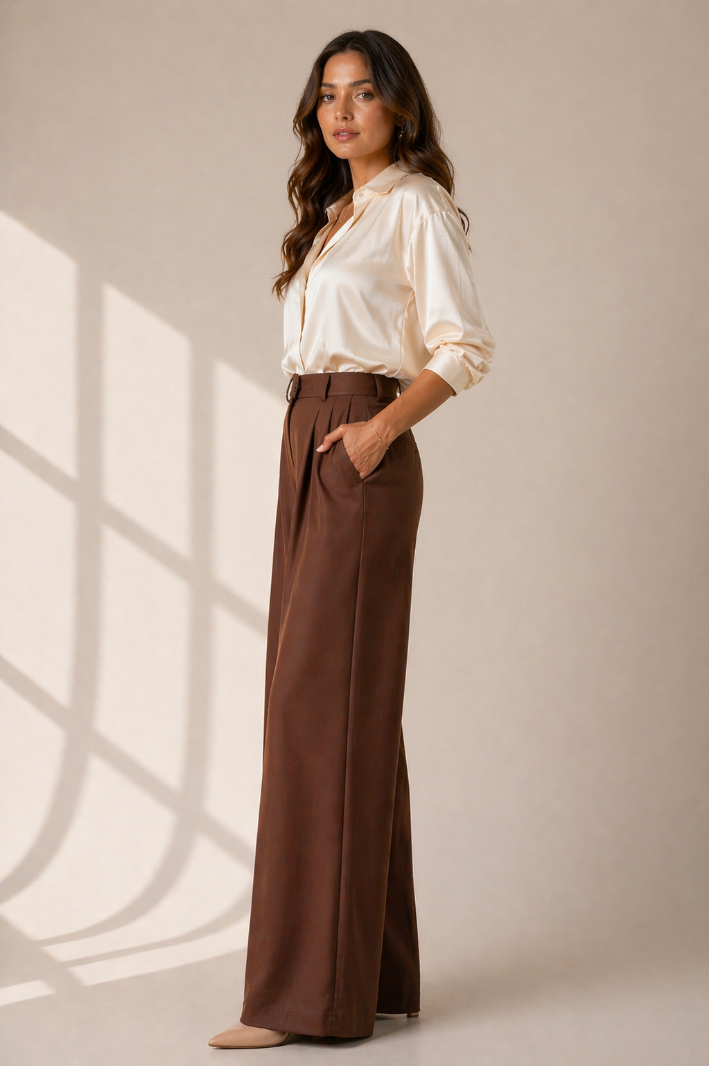 Aurelia Luxe Wide-Leg Trousers