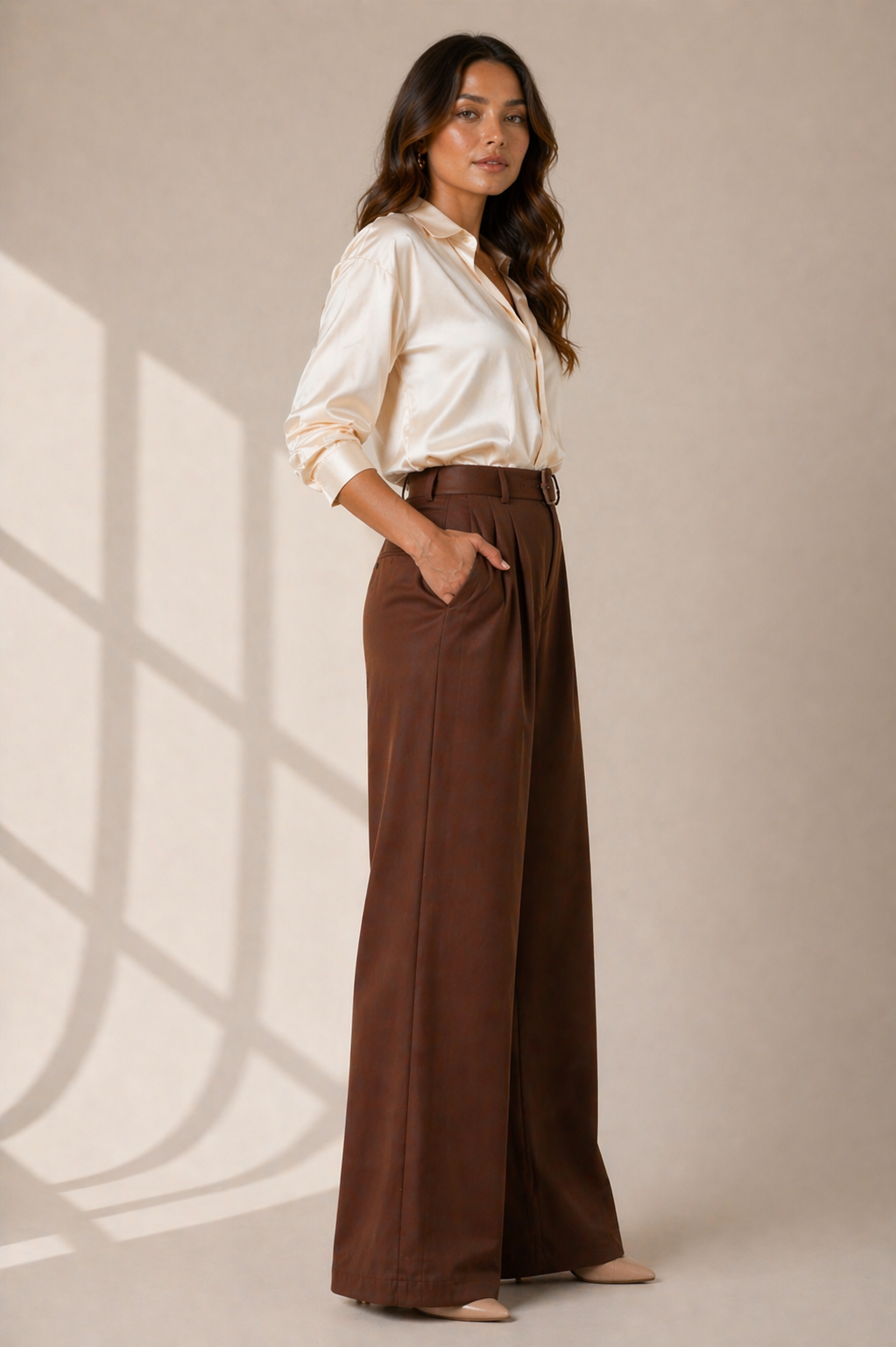 Aurelia Luxe Wide-Leg Trousers