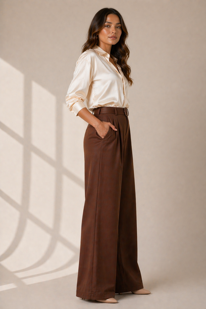 Aurelia Luxe Wide-Leg Trousers