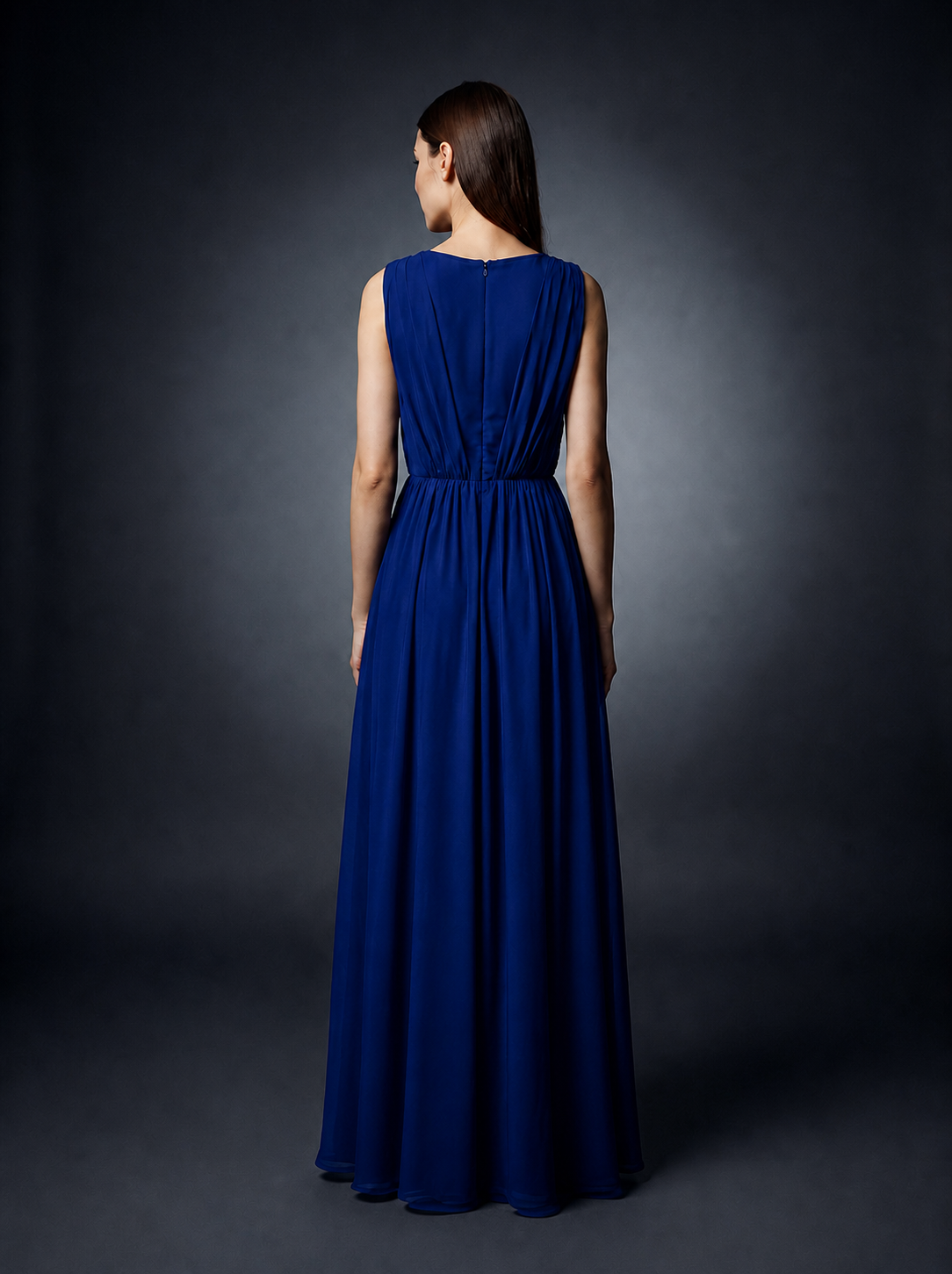 Elegant Sleeveless V-Neck Maxi Dress for Women