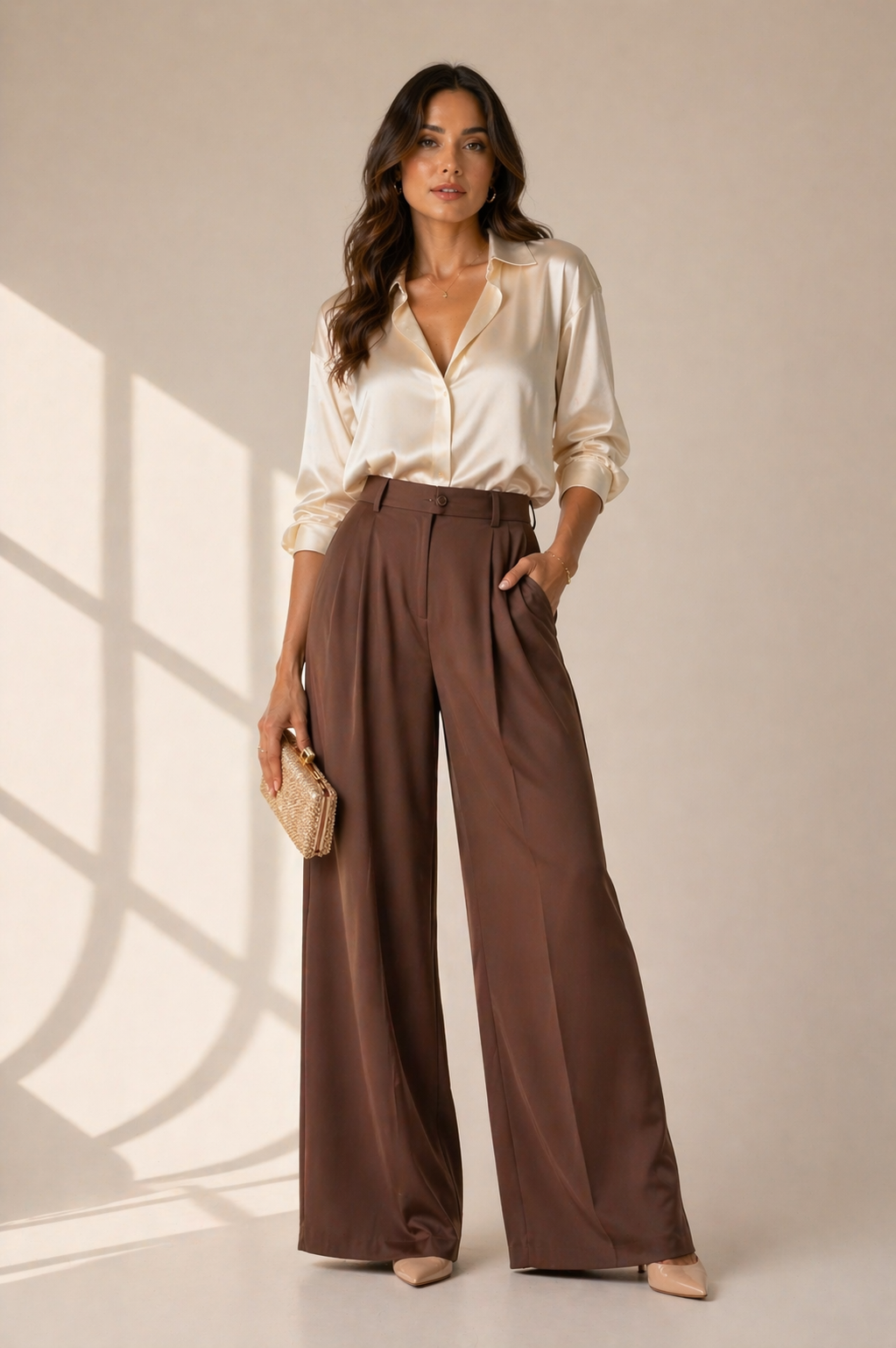 Aurelia Luxe Wide-Leg Trousers
