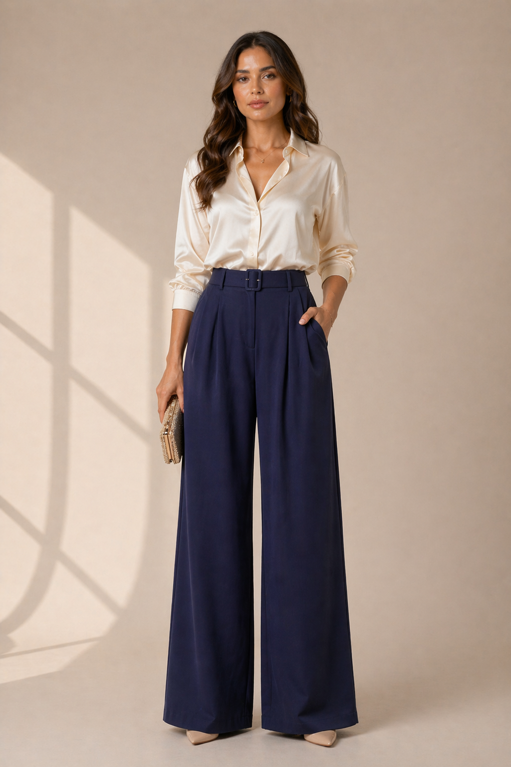Aurelia Luxe Wide-Leg Trousers