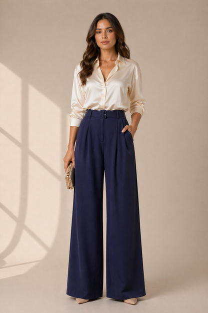 Aurelia Luxe Wide-Leg Trousers