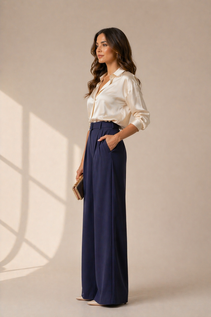 Aurelia Luxe Wide-Leg Trousers