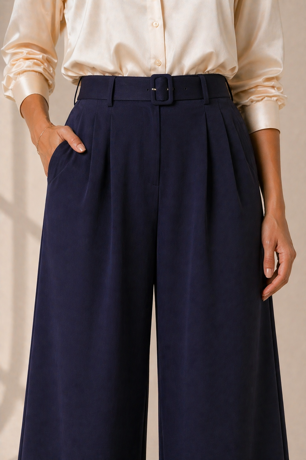 Aurelia Luxe Wide-Leg Trousers