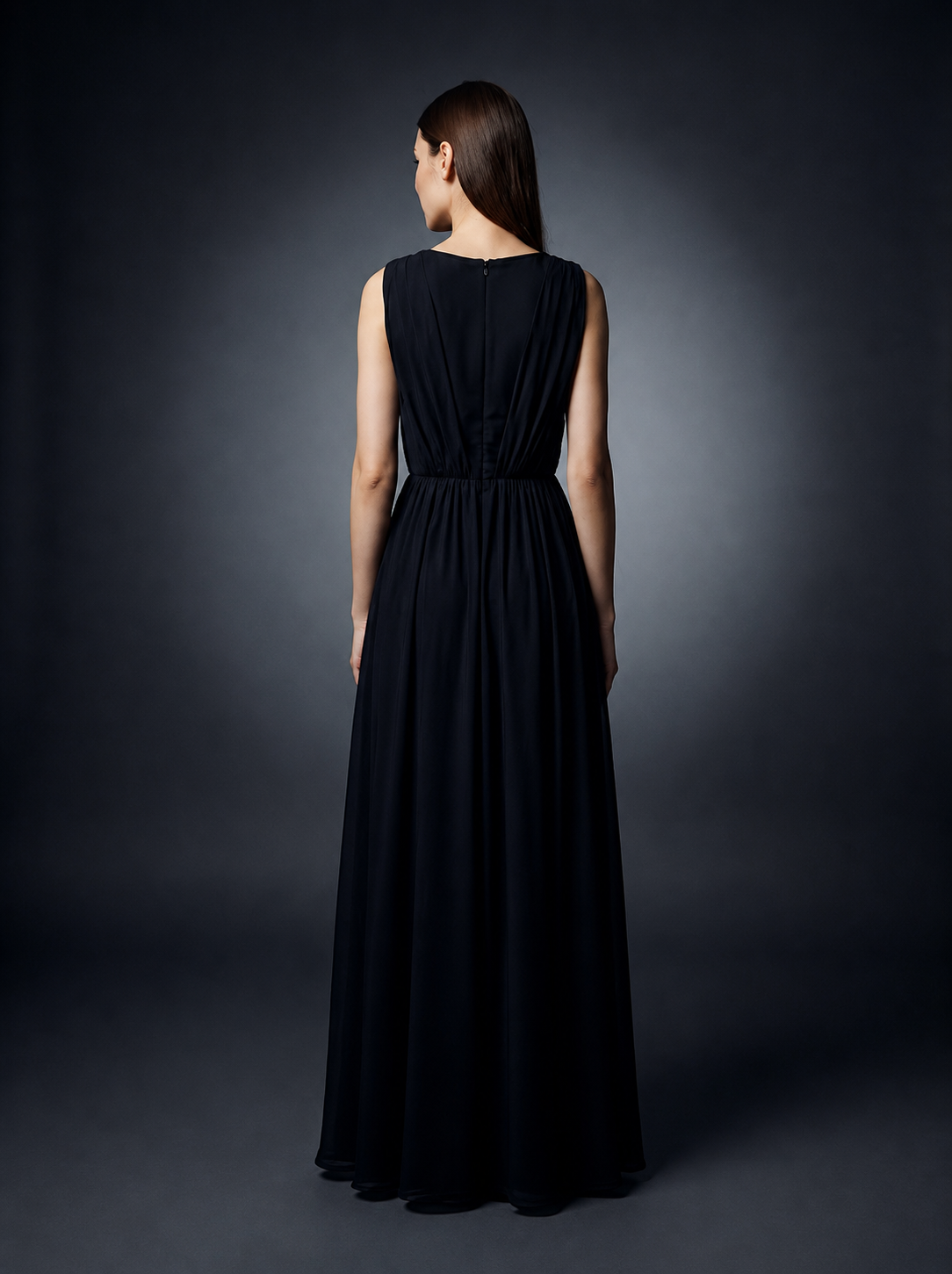 Elegant Sleeveless V-Neck Maxi Dress for Women