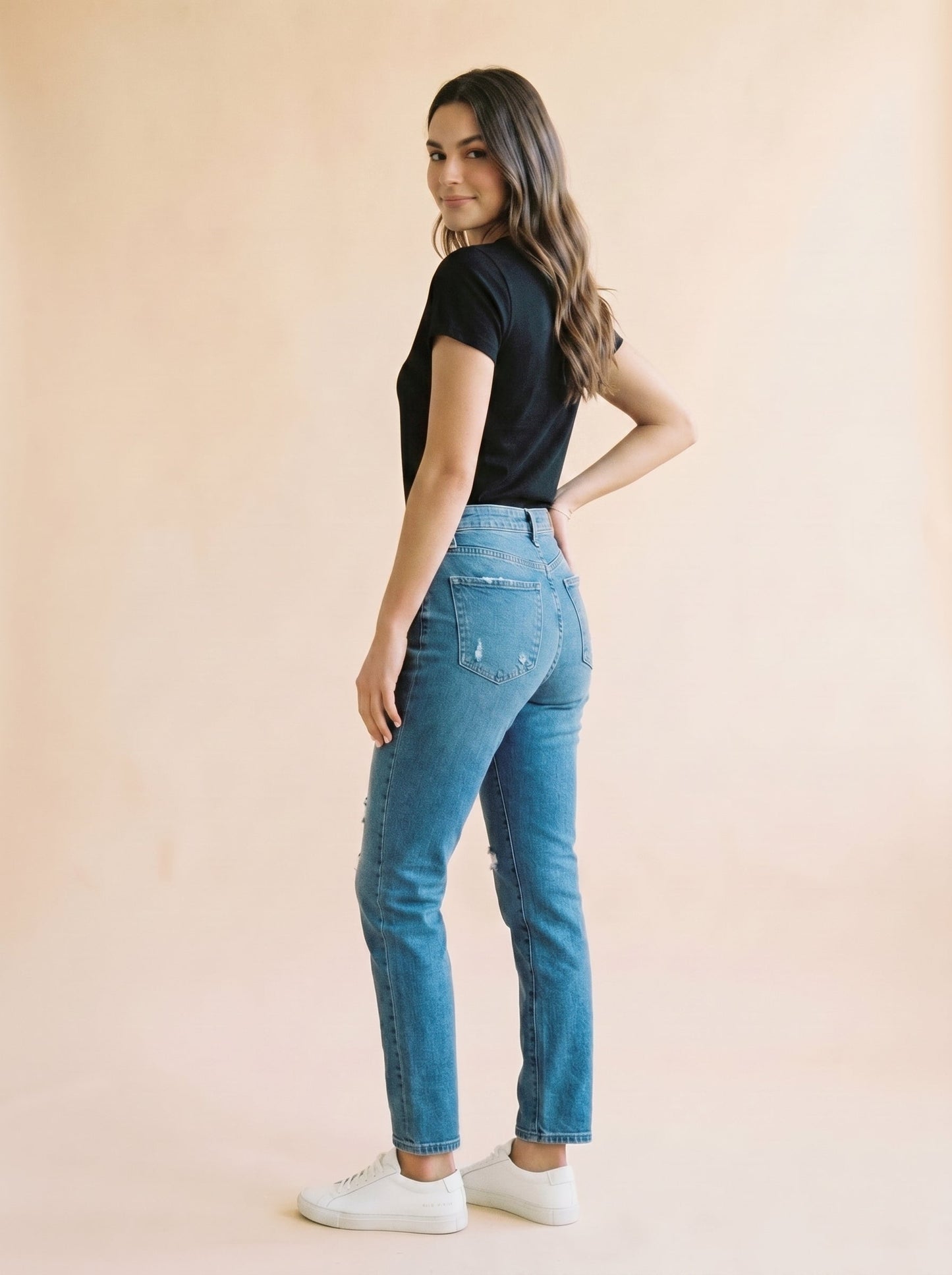 Women Pure Cotton Slim Fit T-shirt