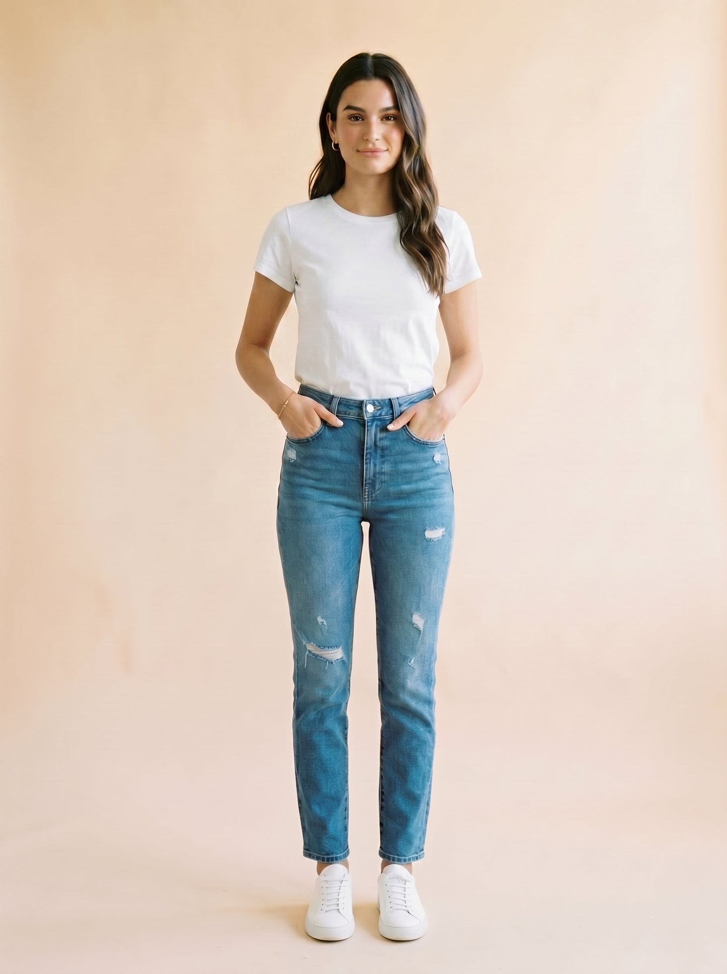Women Pure Cotton Slim Fit T-shirt