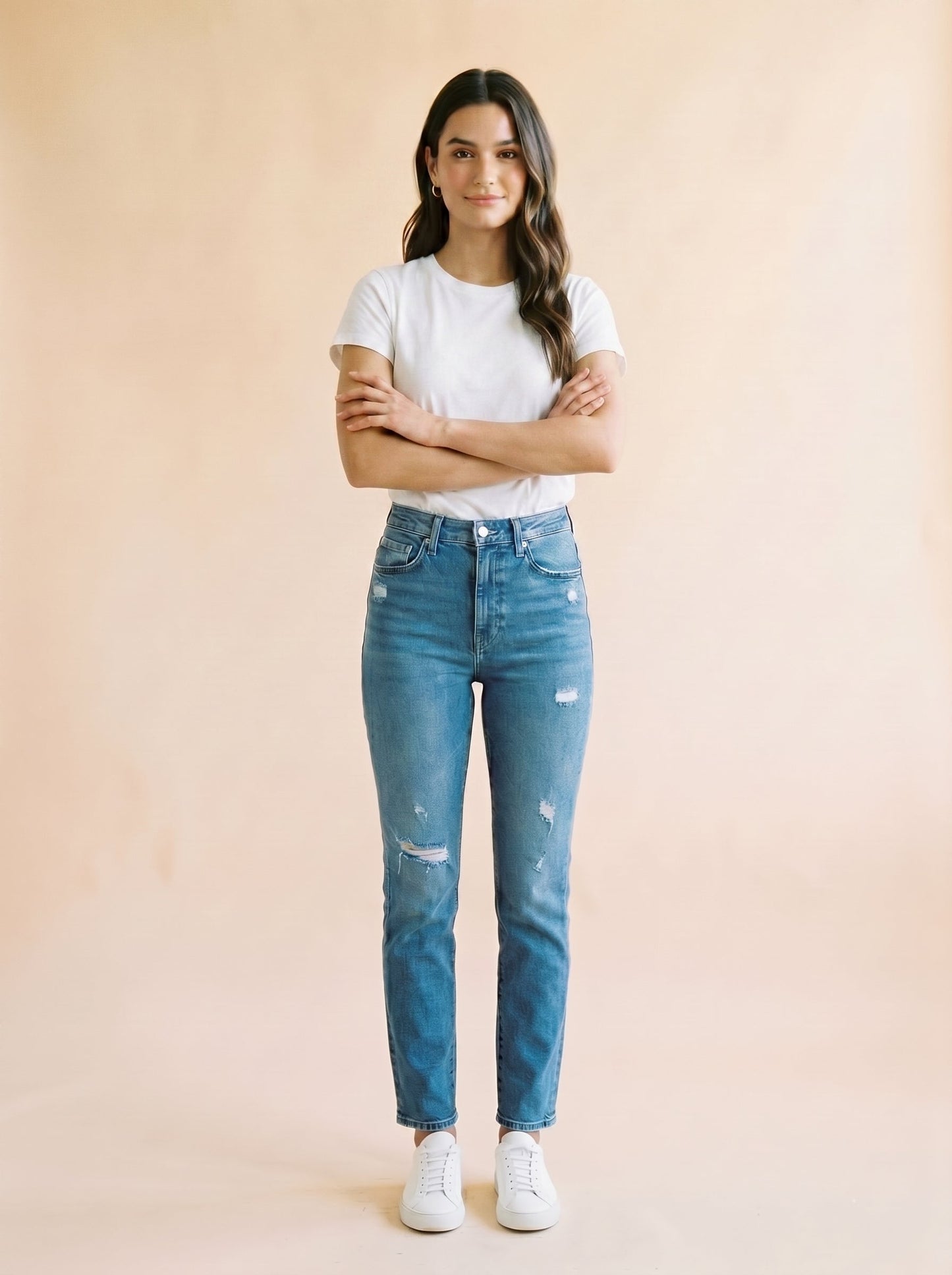 Women Pure Cotton Slim Fit T-shirt