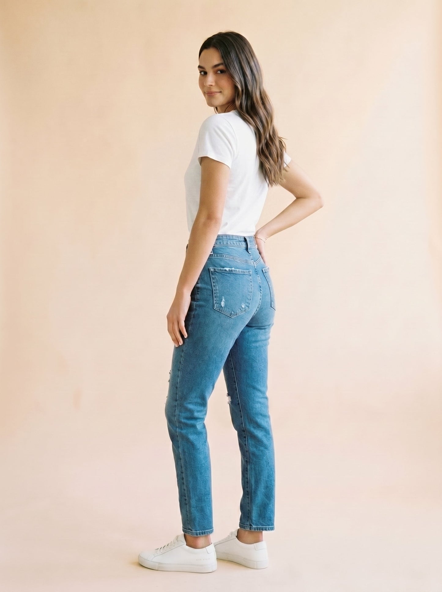 Women Pure Cotton Slim Fit T-shirt