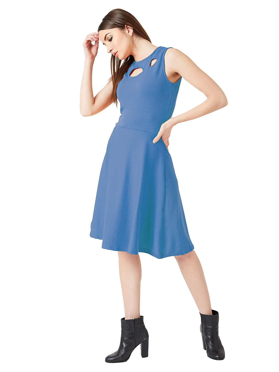 Miss Olive Women's Skater Knee-Long Dress