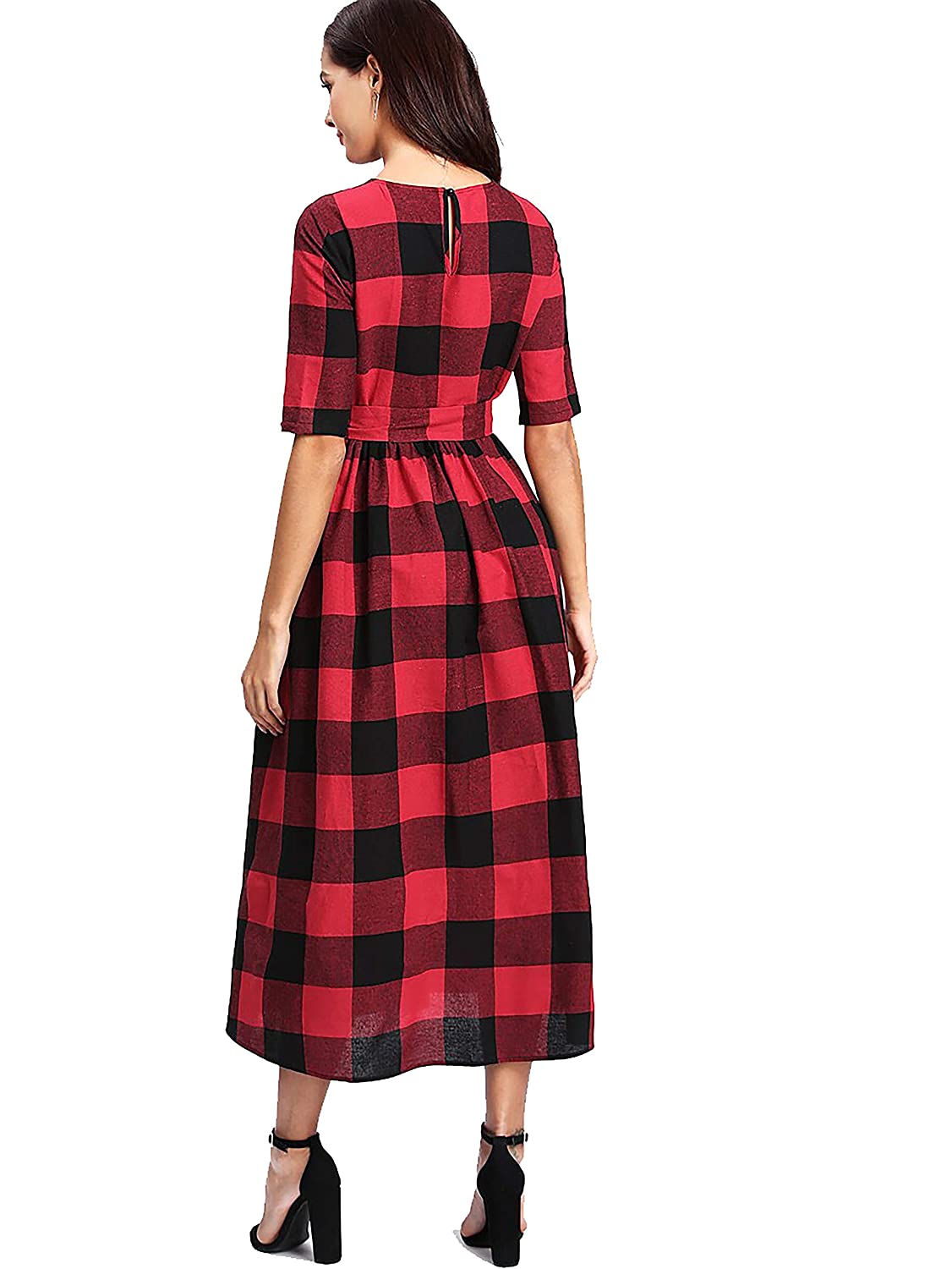 Biltoxi Western Midi Dress for Women