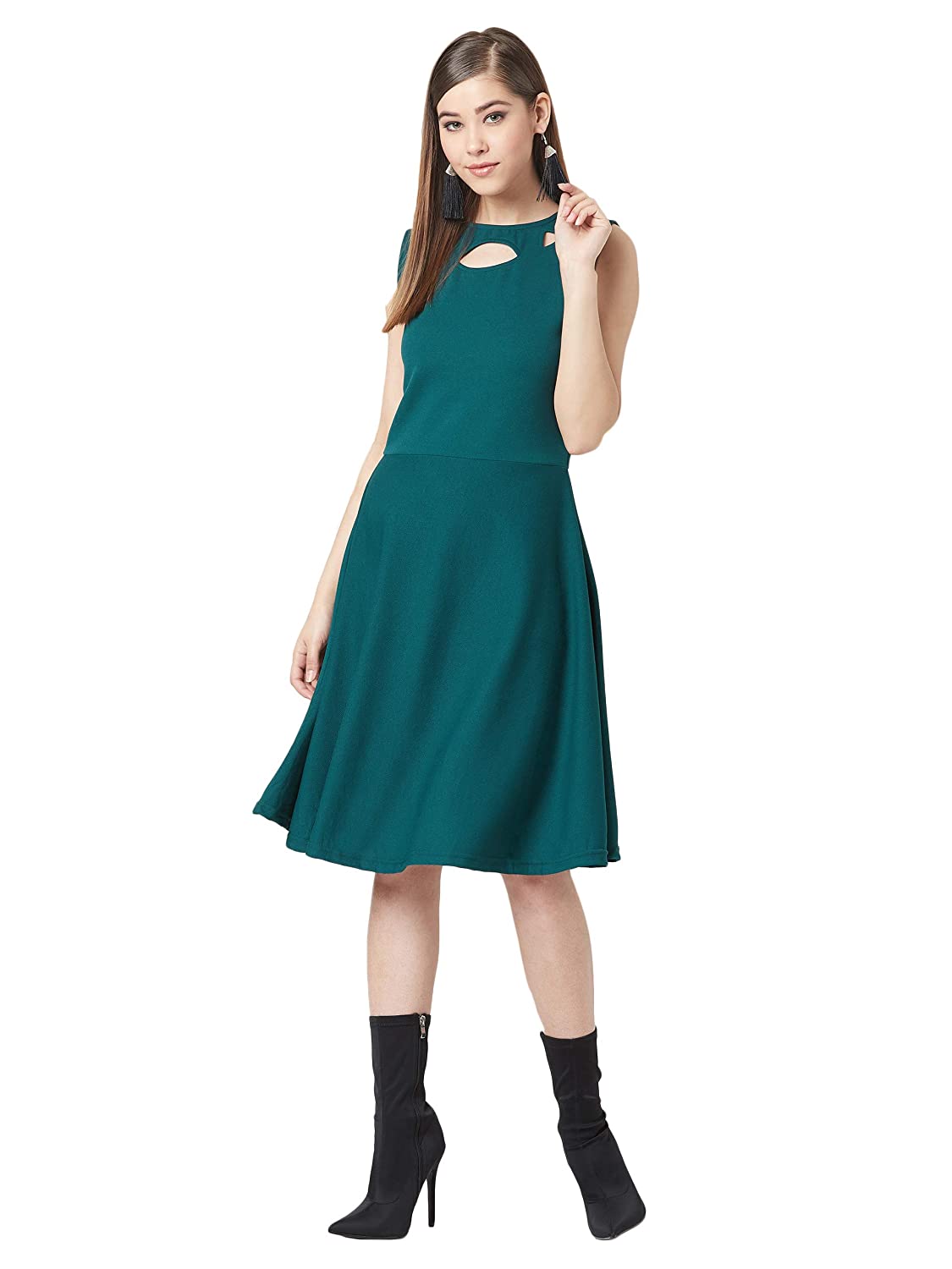 Miss Olive Women's Skater Knee-Long Dress