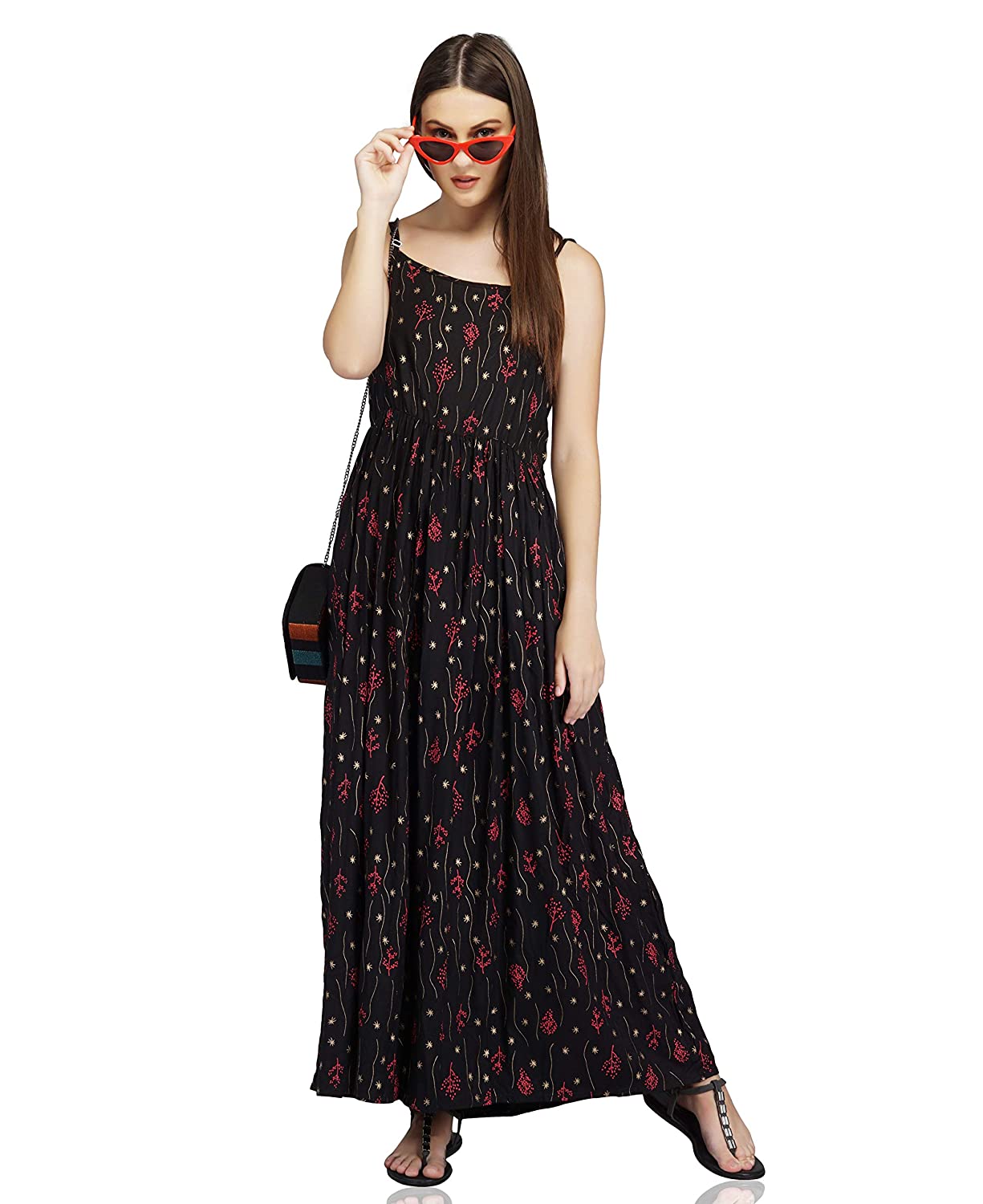 METRO-FASHION Women's Maxi Dress.