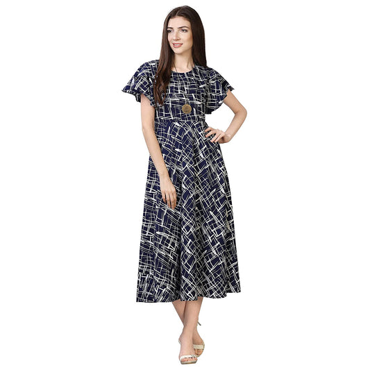 Women's Pleated Maxi Dress