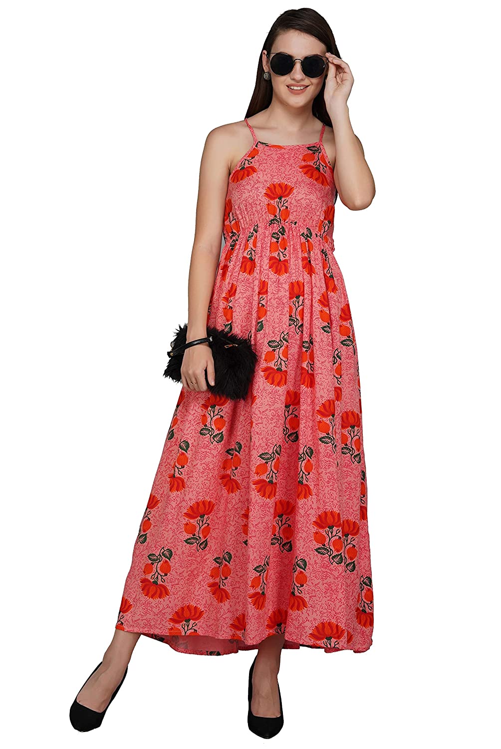 METRO-FASHION Women's Maxi Dress.