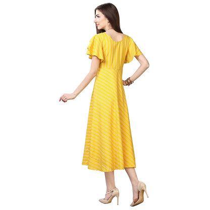 Women's Pleated Maxi Dress