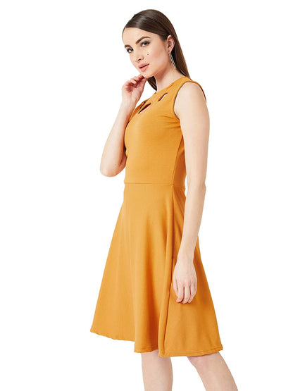 Miss Olive Women's Skater Knee-Long Dress