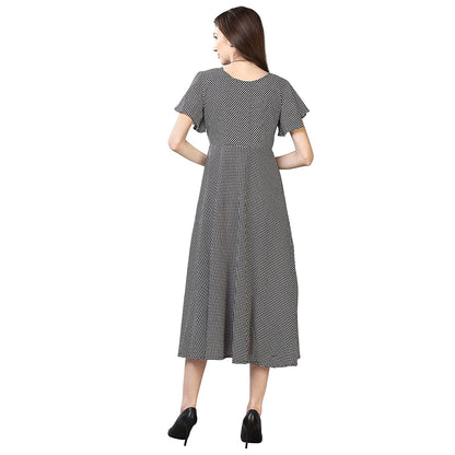 Women's Pleated Maxi Dress